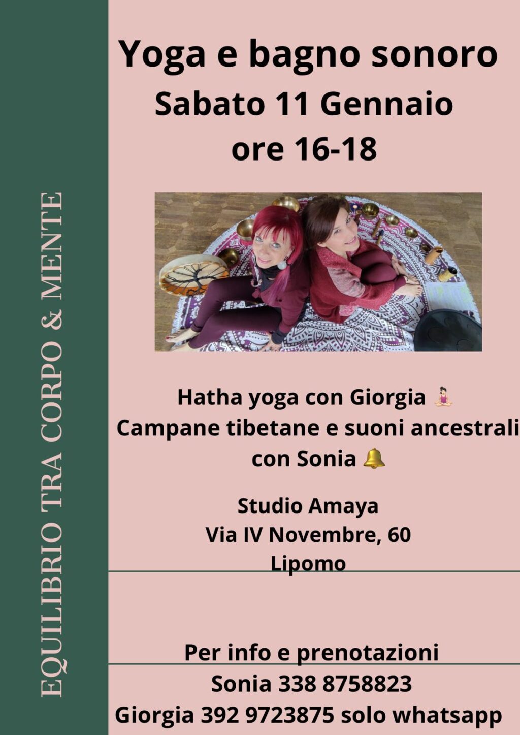 yoga e bagno sonoro